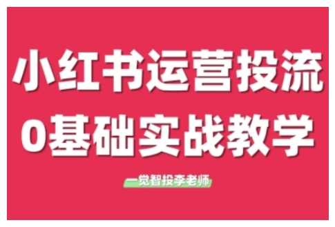小红书运营投流实战课：从0到1掌握广告投放技巧，学完即能上手-山林科技社