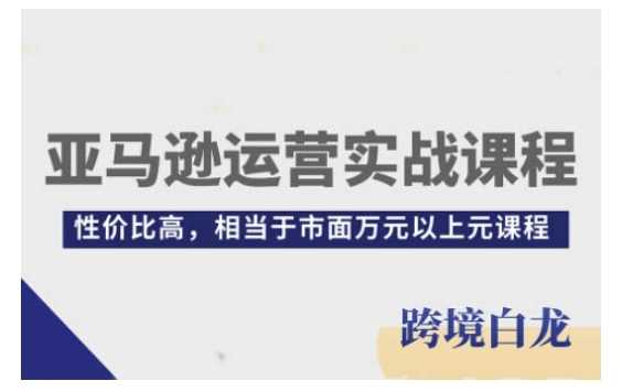 亚马逊运营实战课程：从入门到精通，性价比高，市面万元以上课程的优质替代-山林科技社
