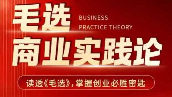 毛选商业实践论：深入解读毛选掌握创业成功的关键策略-山林科技社