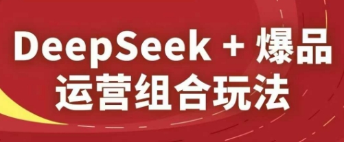 DeepSeek+爆品运营组合玩法，2025淘系精品课！——山林科技社-山林科技社