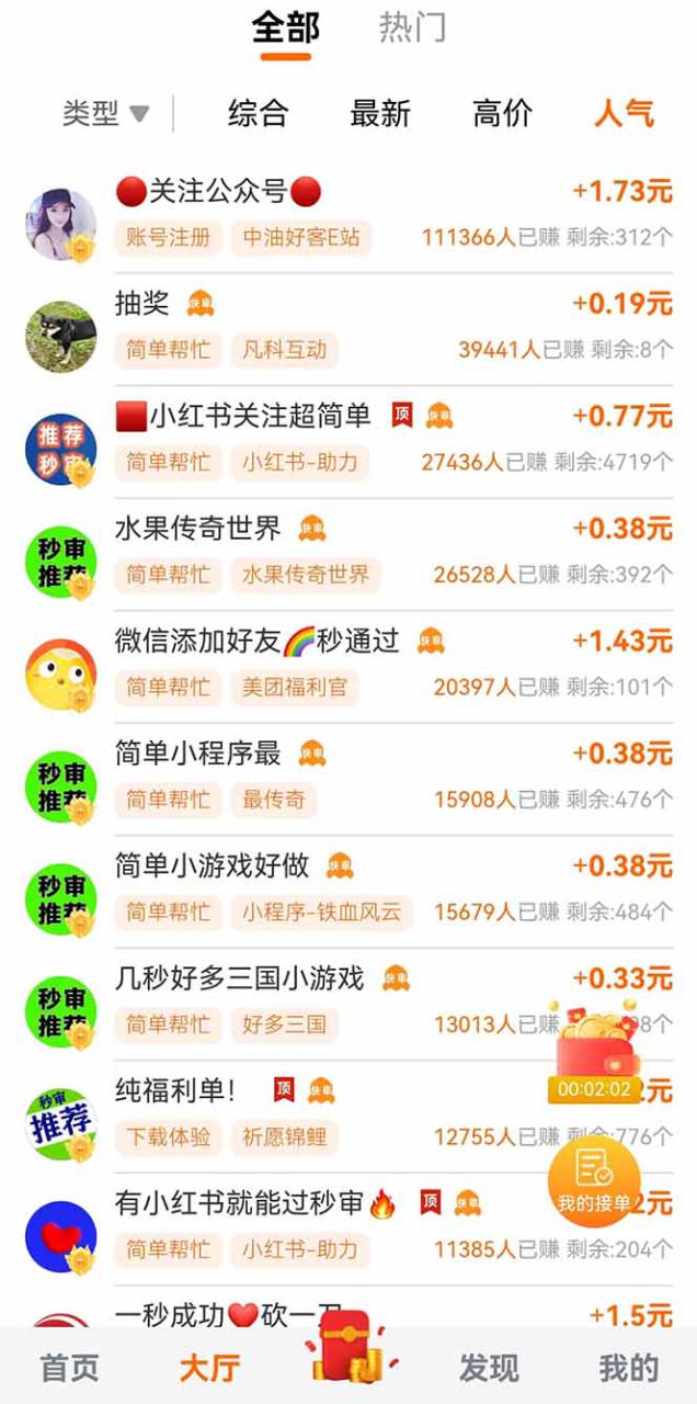 （14510期）零撸小项目免费分享 点赞助力 无任何门槛 手机随时可做  单日收益200＋_山林科技社