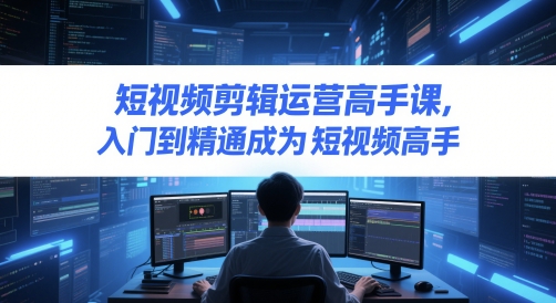 短视频剪辑运营高手课，入门到精通成为短视频高手！——山林科技社-山林科技社