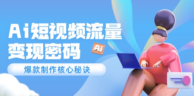 （14875期）Ai短视频流量密码，爆款制作核心秘诀，120万案例深度解析！_山林科技社-山林科技社