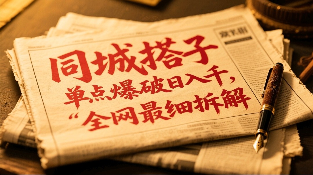 同城搭子群19.9单点爆破日入千，搭子组局月入万，全网最细拆解！_山林科技社-山林科技社