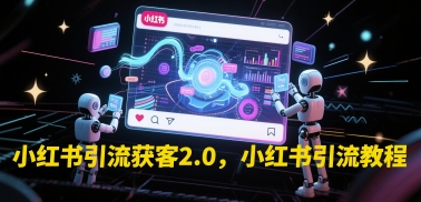 小红书引流获客2.0，小红书引流教程！——山林科技社-山林科技社