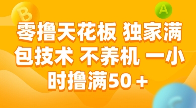 零撸天花板，独家满包技术 不养机 一小时撸满50+【揭秘】！——山林科技社-山林科技社