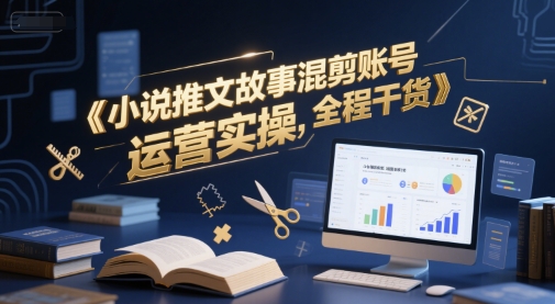 小说推文故事混剪账号运营实操，全程干货！——山林科技社-山林科技社