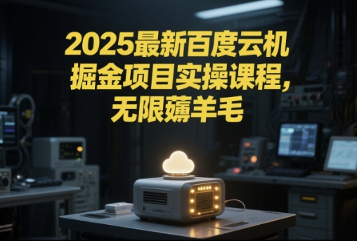 2025最新百度云机掘金项目实操课程单窗口保底5-10元月收益单窗口150+【揭秘】！——山林科技社-山林科技社