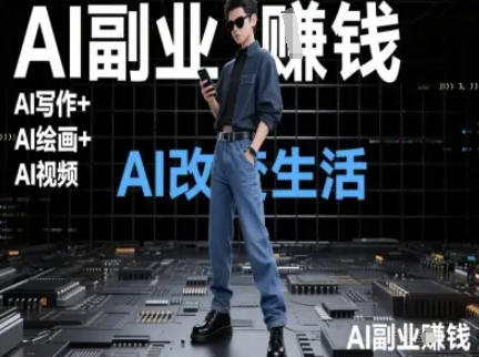 AI改变生活（Ai写作+AI绘画+Ai视频），AI副业挣钱！——山林科技社-山林科技社