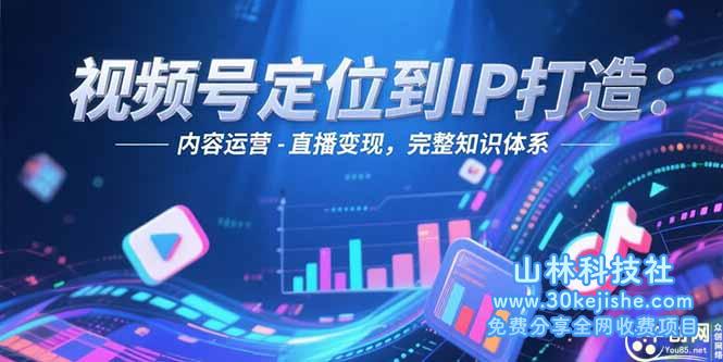 （15173期）视频号定位到IP打造：账号搭建-内容运营-直播变现，完整知识体系_山林科技社-山林科技社