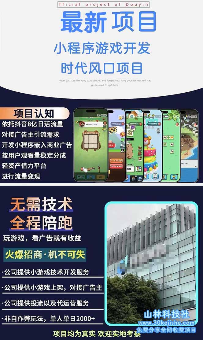 图片[2]-（15442期）2025最热抖音名目 Ai时期风口名目小挨次游戏开辟 实测单个游戏日收入1800+_生财有道守业名目网-生财有道