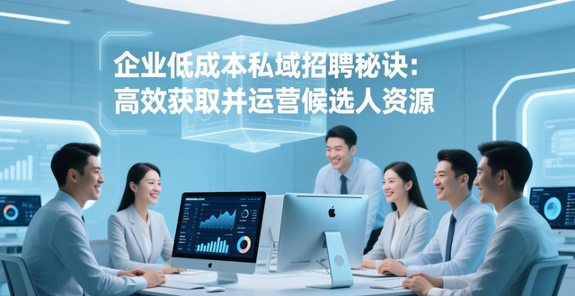 企业低成本私域招聘秘诀：高效获取并运营候选人资源！-山林科技社