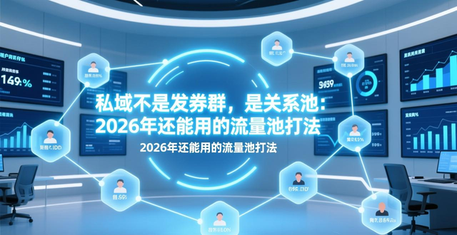 私域不是发券群，是关系池：2026年还能用的流量池打法！-山林科技社