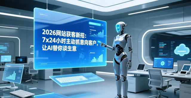 2026网站获客新招：7x24小时主动抓意向客户，让AI替你谈生意！-山林科技社
