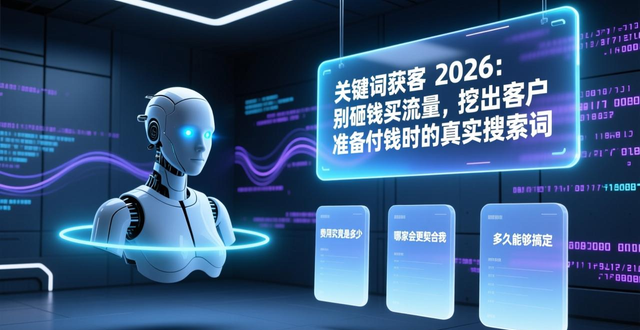 关键词获客 2026：别砸钱买流量，挖出客户准备付钱时的真实搜索词！-山林科技社