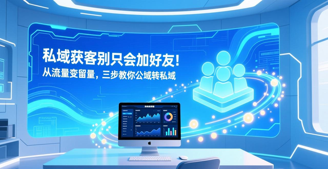 私域获客别只会加好友！从流量变留量，三步教你公域转私域！-山林科技社