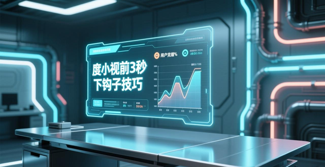 度小视前3秒下钩子技巧，留住用户提升完播率的实战方法！-山林科技社