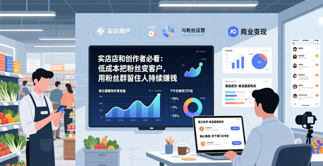 实体店和创作者必看：低成本把粉丝变客户，用粉丝群留住人持续赚钱！-山林科技社