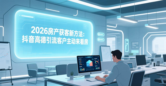 2026房产获客新方法：抖音高德引流客户主动来看房！-山林科技社