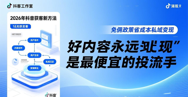 2026抖音获客新方法，免佣政策省成本私域变现！-山林科技社
