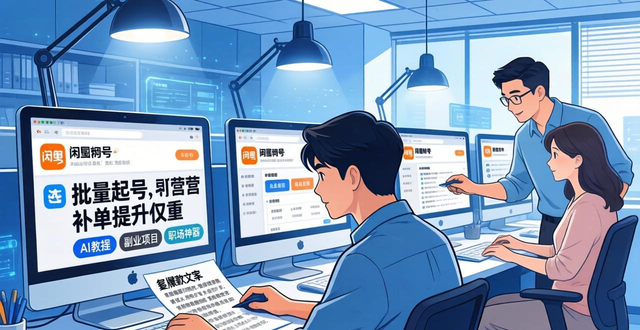 闲鱼下钩子：加我送资料，精准钓客户！-山林科技社