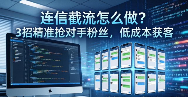 连信截流怎么做？3招精准抢对手粉丝，低成本获客！-山林科技社