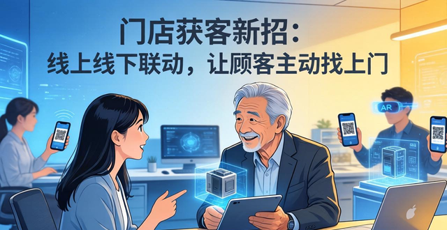 门店获客新招：线上线下联动，让顾客主动找上门！-山林科技社