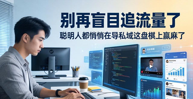 别再盲目追流量了，聪明人都悄悄在导私域这盘棋上赢麻了！-山林科技社