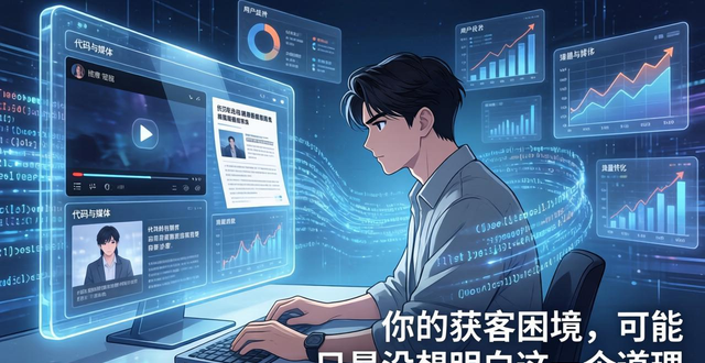 你的获客困境，可能只是没想明白这一个道理！-山林科技社