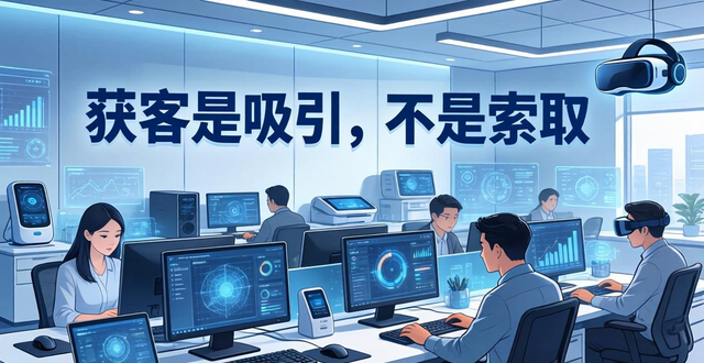 获客是吸引，不是索取！-山林科技社