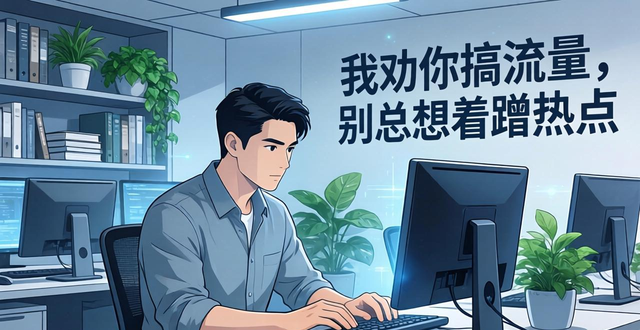 我劝你搞流量别总想着蹭热点！-山林科技社