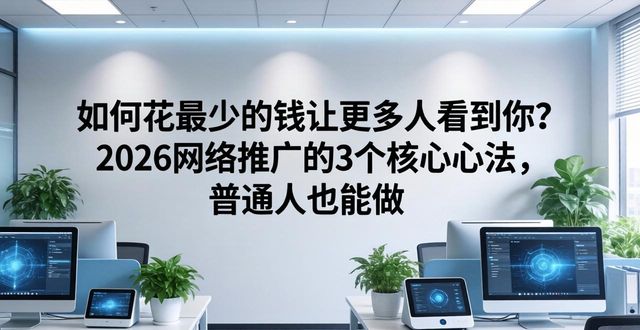 如何花最少的钱让更多人看到你？2026网络推广的3个核心心法，普通人也能做！-山林科技社