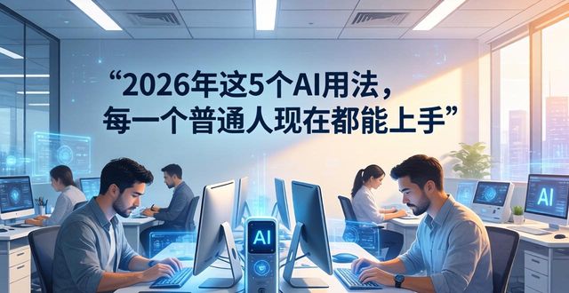 2026年这5个AI用法，每一个普通人现在都能上手！-山林科技社