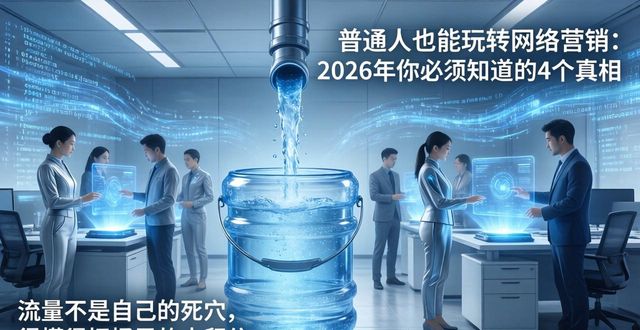 普通人也能玩转网络营销：2026年你必须知道的4个真相！-山林科技社