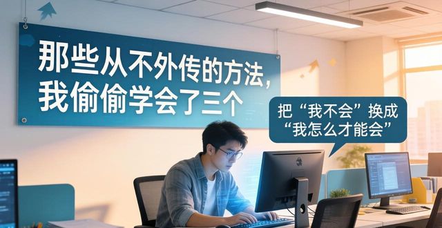那些从不外传的方法，我偷偷学会了三个！-山林科技社