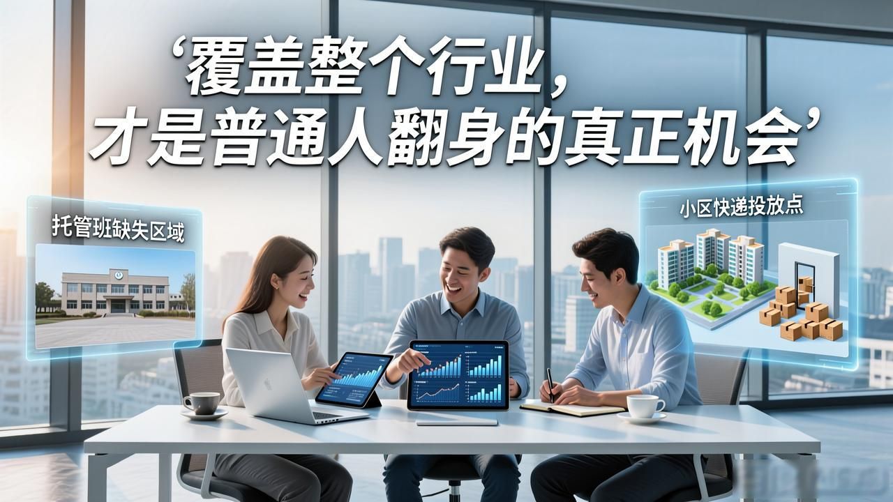 覆盖整个行业，才是普通人翻身的真正机会！-山林科技社