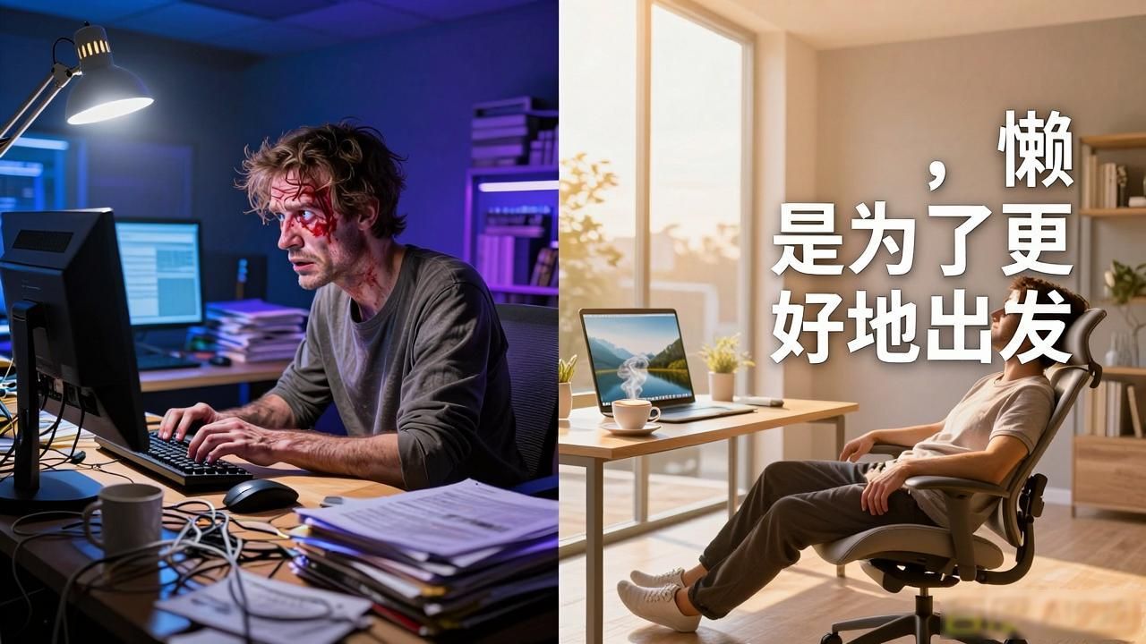 懒人逆袭指南：为什么越懒的人，越容易成功？-山林科技社
