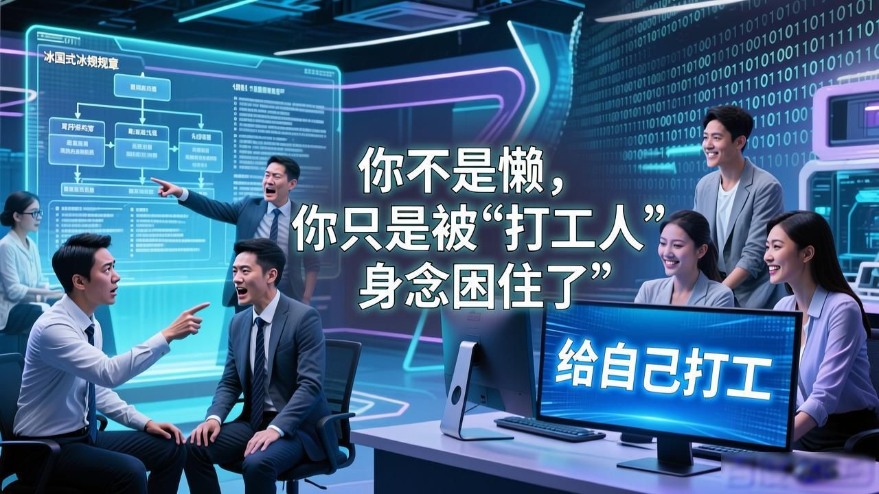你不是懒,你只是被“打工人”这个身份困住了!-山林科技社