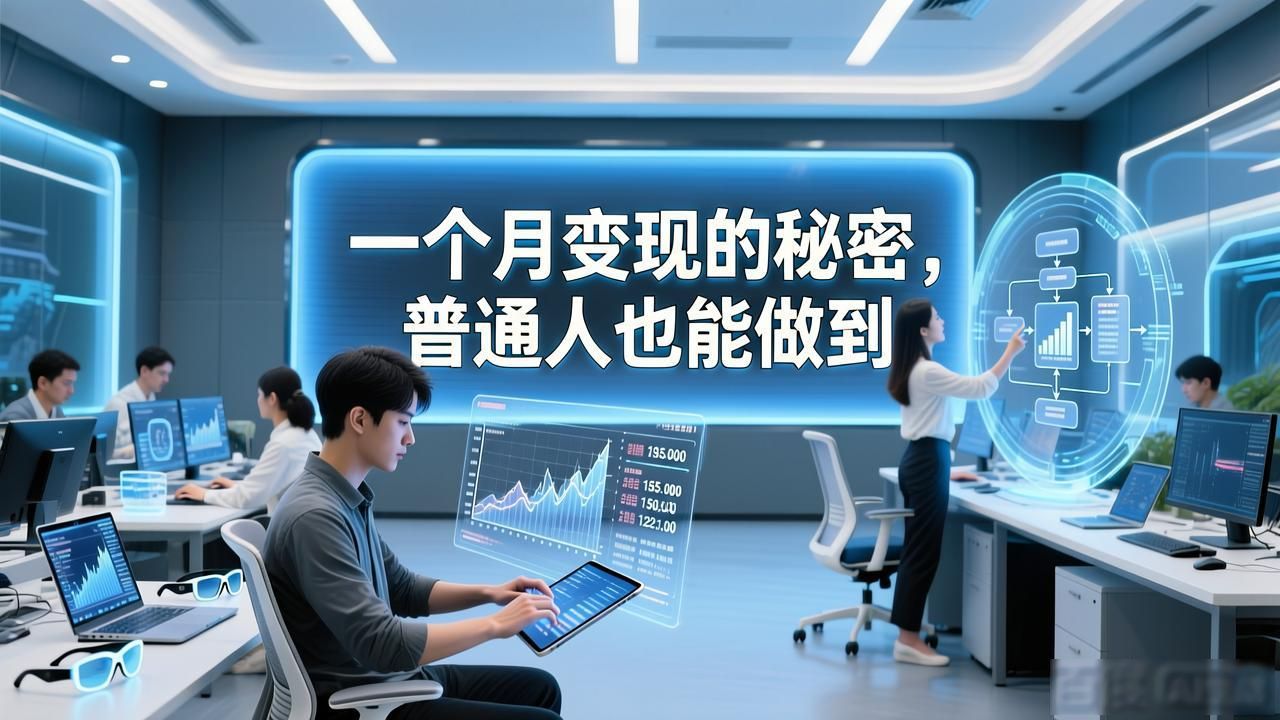一个月变现的秘密,普通人也能做到!-山林科技社