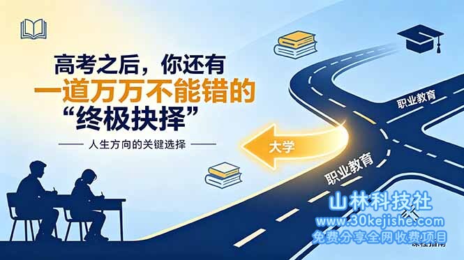 （第15期）付费文章：高考之后，你还有一道万万不能错的“终极抉择”！-山林科技社
